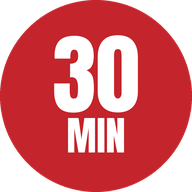 30-minute delivery guarantee